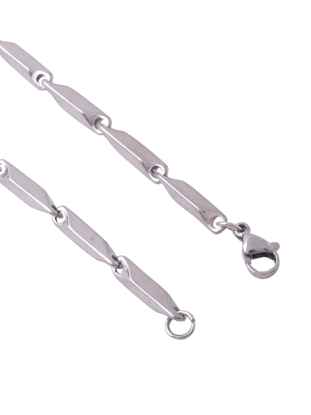 NVR Men Set of 3 Stainless Steel Trendy Stylish Chain 