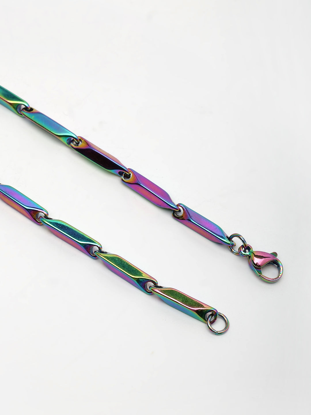 NVR Men Set of 3 Stainless Steel Trendy Stylish Chain 