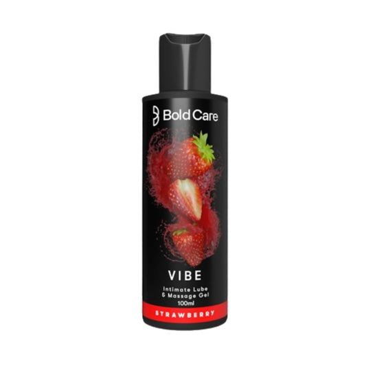 Bold Care Vibe Strawberry Flavor Massage Gel 