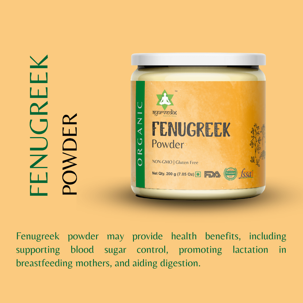 Ayurvedix Organic Fenugreek Seed Powder - Grab2buy