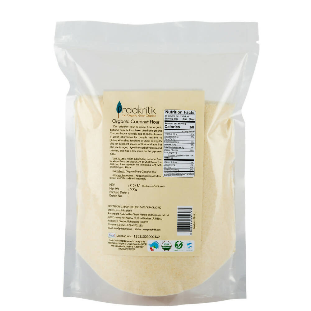 Praakritik Organic Coconut Flour 