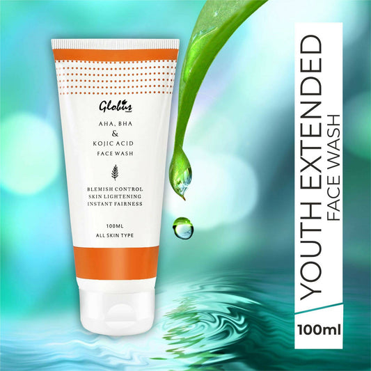 Globus Naturals AHA, BHA & Kojic Acid Face wash - Grab2buy