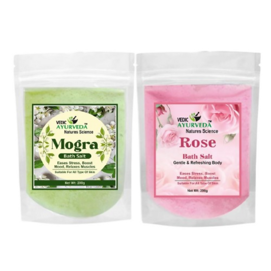VedicAyurveda Mogra & Rose Bath Salt  Grab2Buy VedicAyurveda Grab2Buy