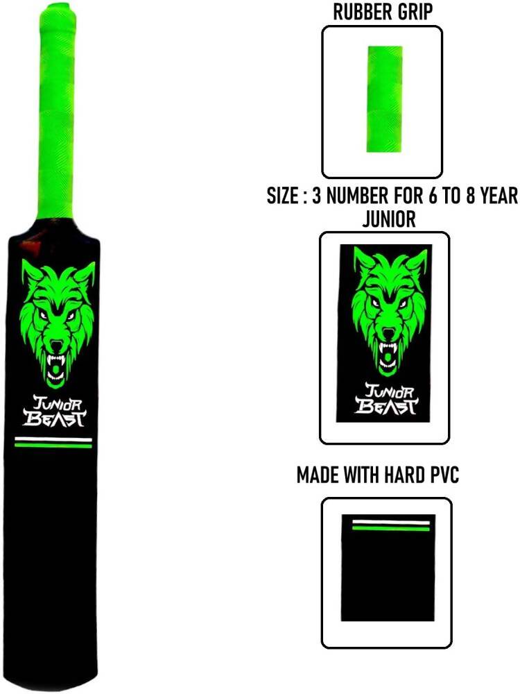 Lycan Junior Plastic Cricket Bat (Size 3) 