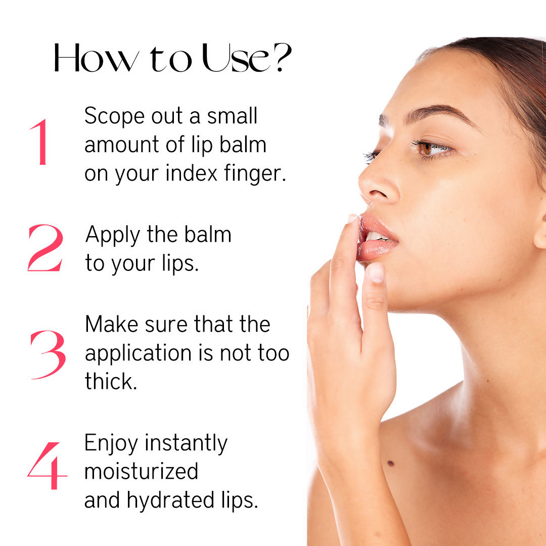 Nourish Mantra Rose Repair Lip Balm With Shea Butter & Vitamin E For Dry, Chapped And Dark Lips 