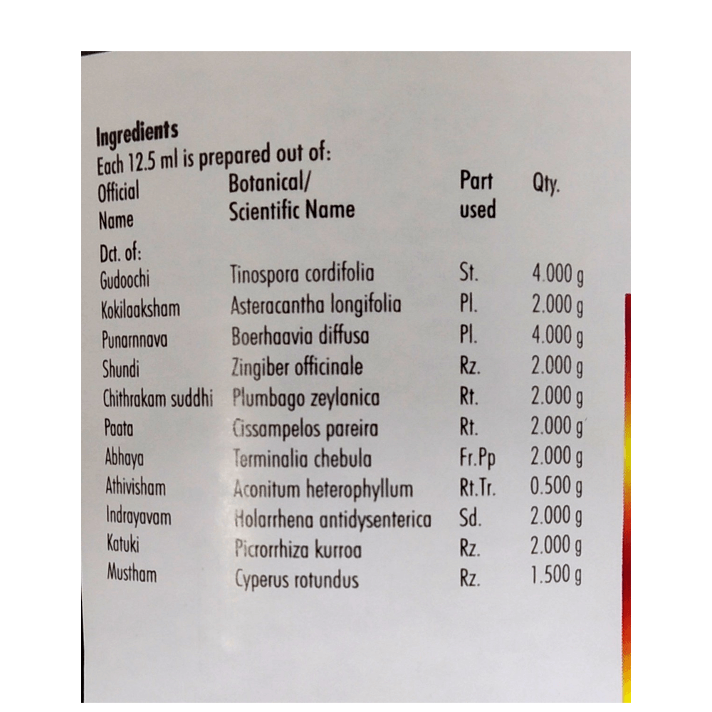 Nagarjuna Ayurveda Aamavaatha Haram Kashaayam 