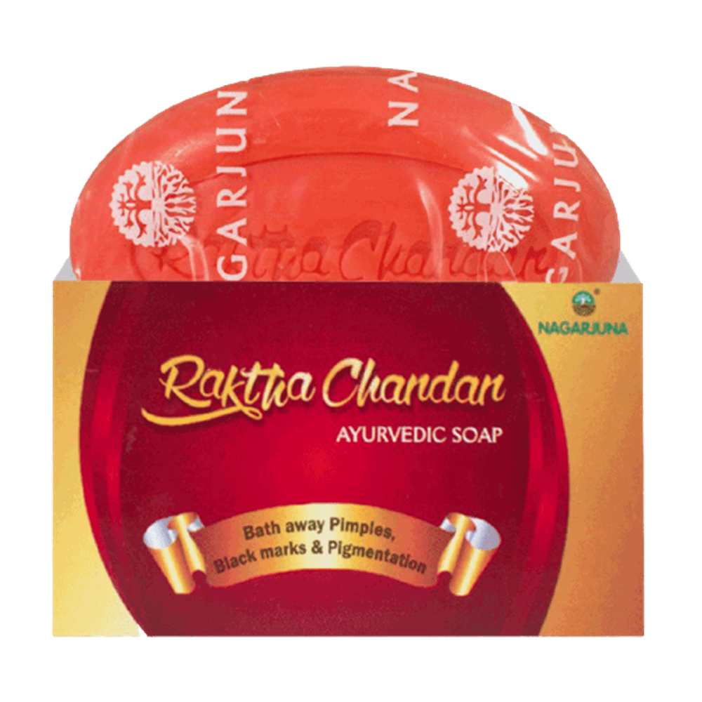 Nagarjuna Ayurveda Raktha Chandan Soap 