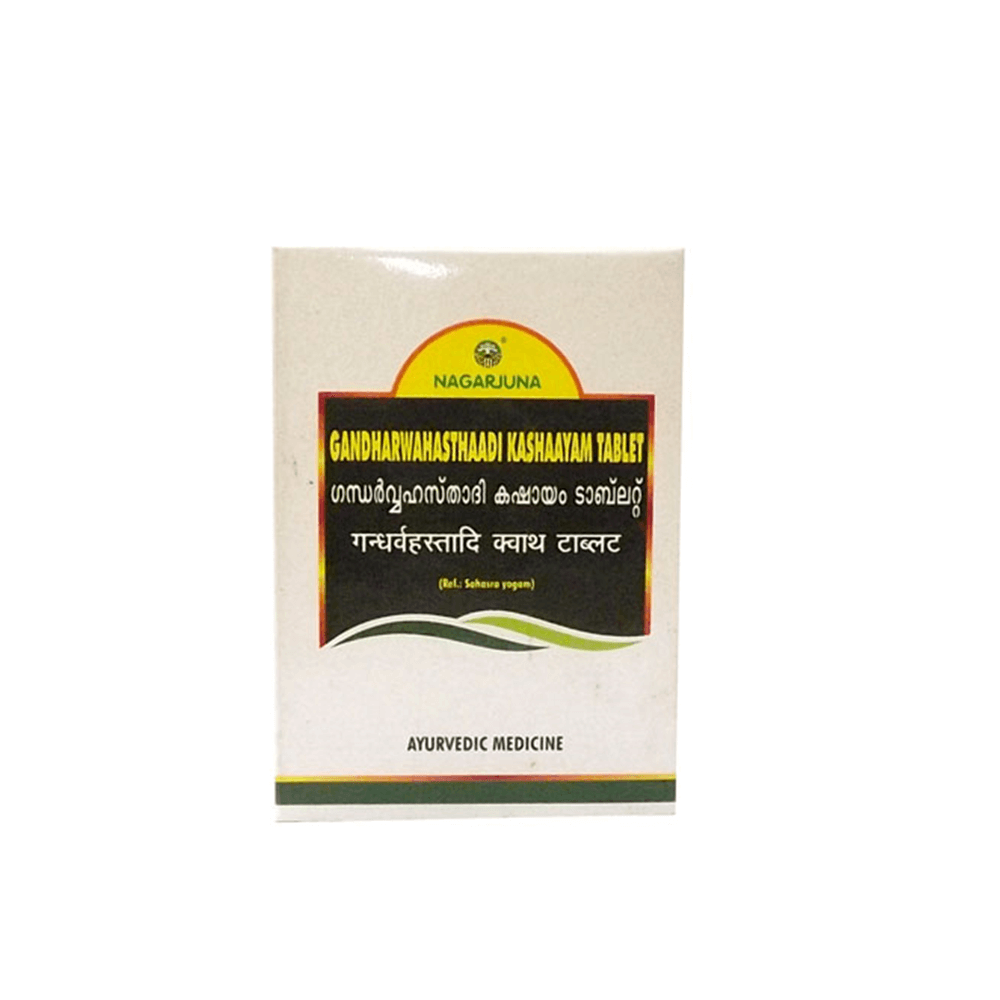 Nagarjuna Ayurveda Gandharvahasthadi Kashayam Tablets | Grab2Buy