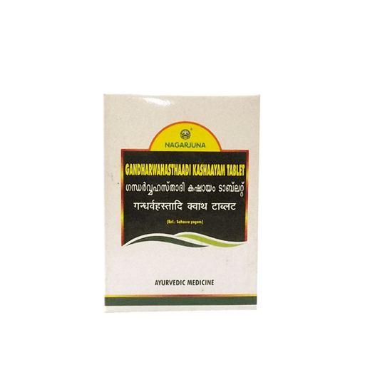 Nagarjuna Ayurveda Gandharvahasthadi Kashayam Tablets | Grab2Buy