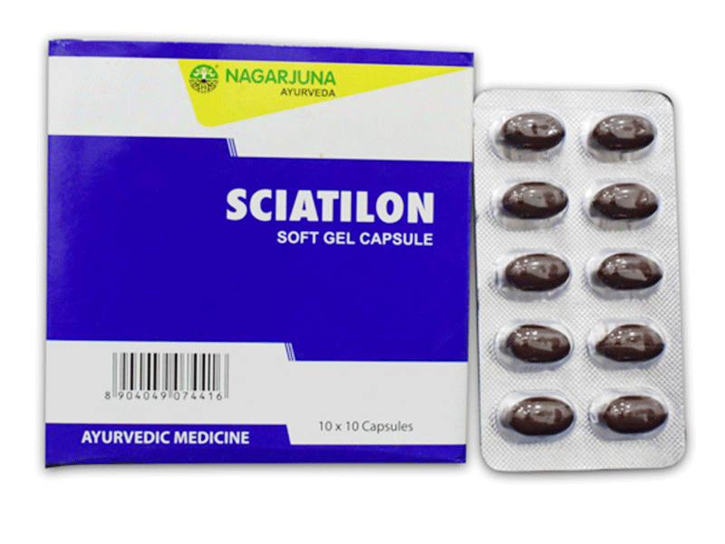 Nagarjuna Ayurveda Sciatilon Gel Capsules