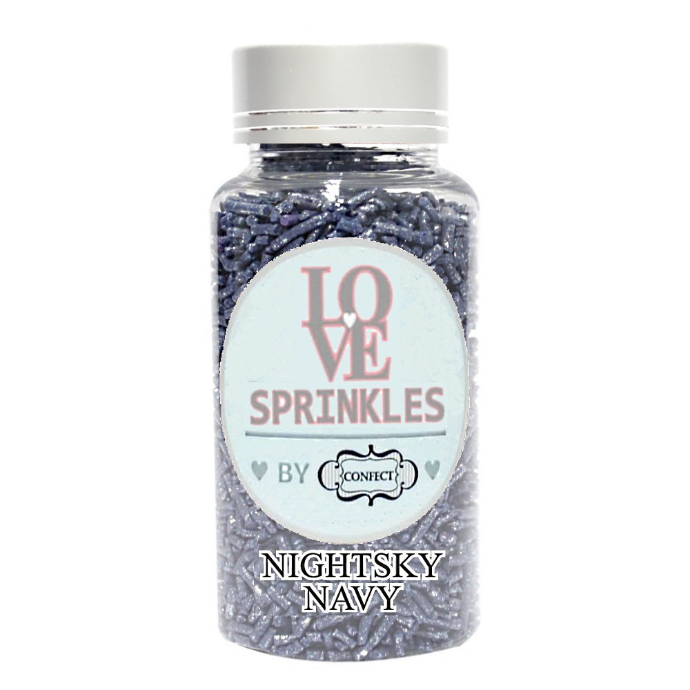 Confect Navy Vermicelli Sprinkles