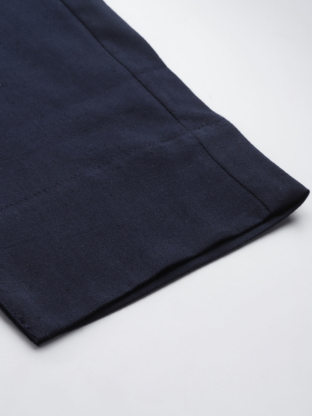 Yufta Navy Blue Cotton Fit Trousers  Grab2Buy Yufta Grab2Buy