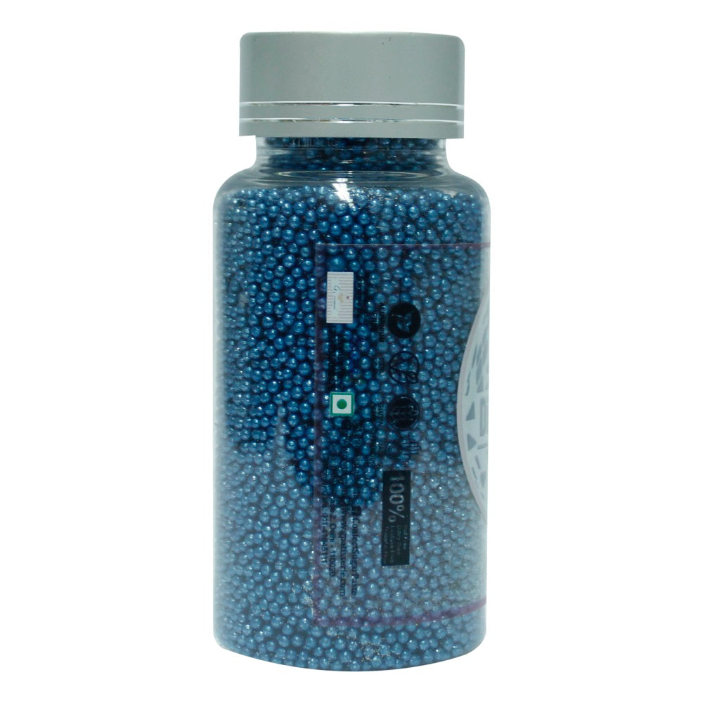 Confect Navy Blue Disco Balls Sprinkles 2 MM