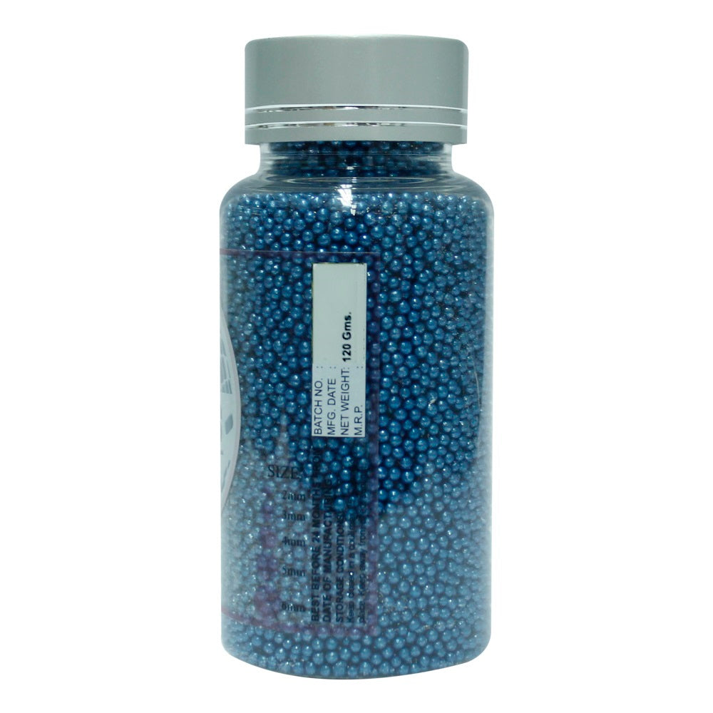 Confect Navy Blue Disco Balls Sprinkles 2 MM