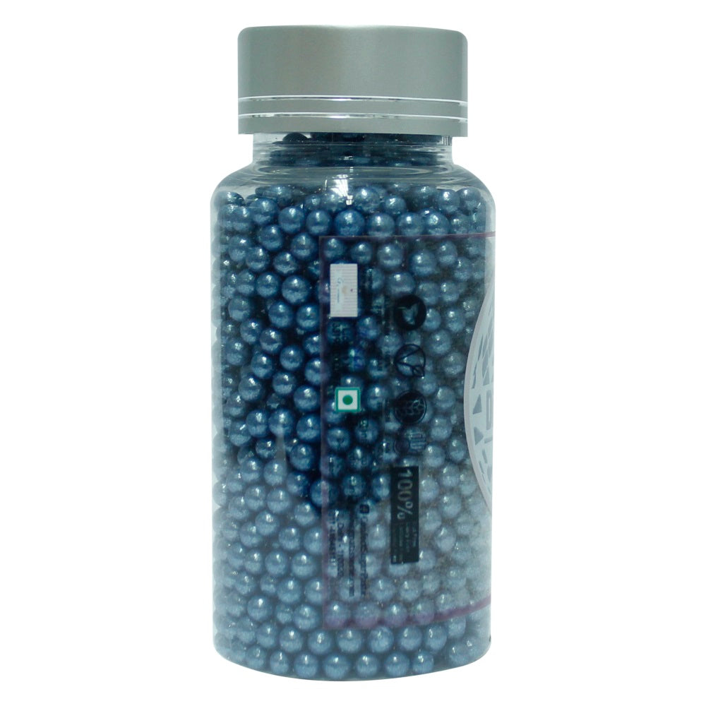 Confect Navy Blue Disco Balls Sprinkles 4 MM