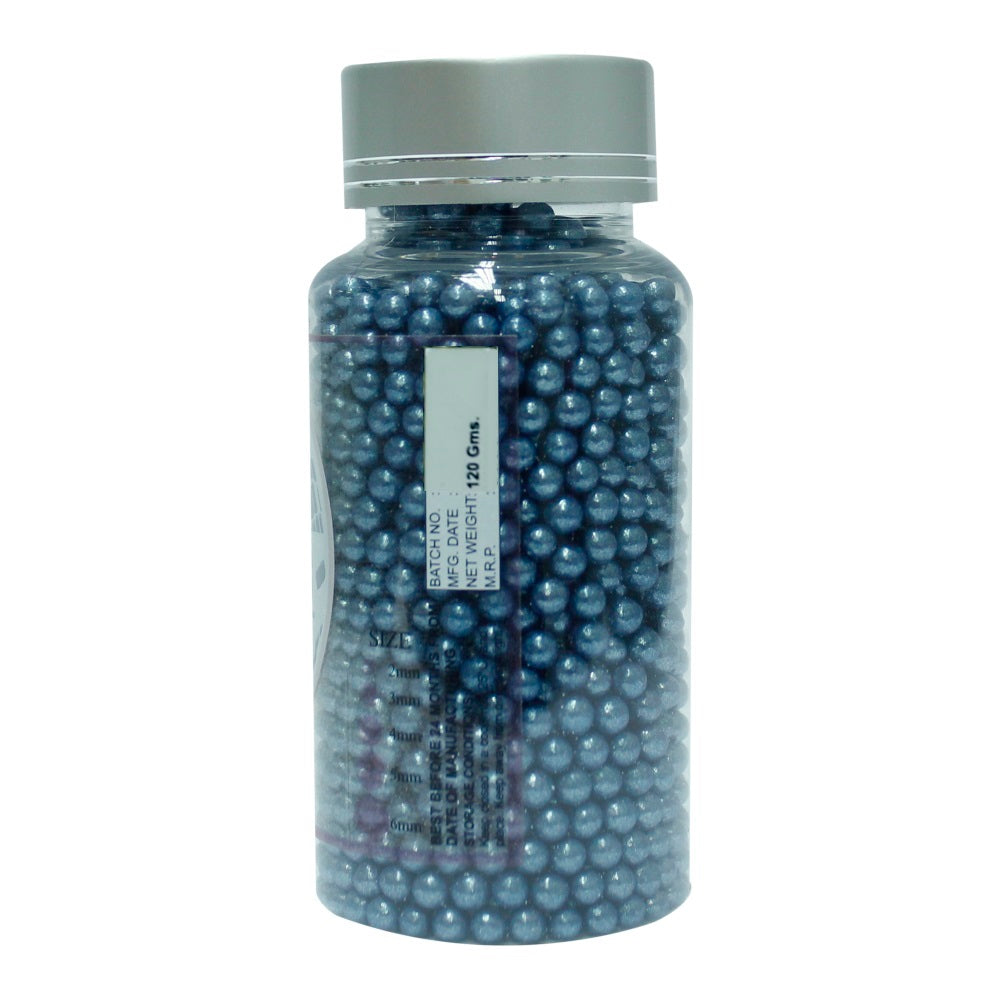 Confect Navy Blue Disco Balls Sprinkles 4 MM