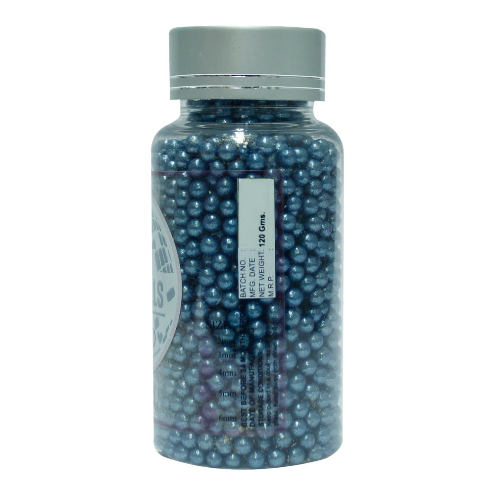 Confect Navy Blue Disco Balls Sprinkles 6 MM