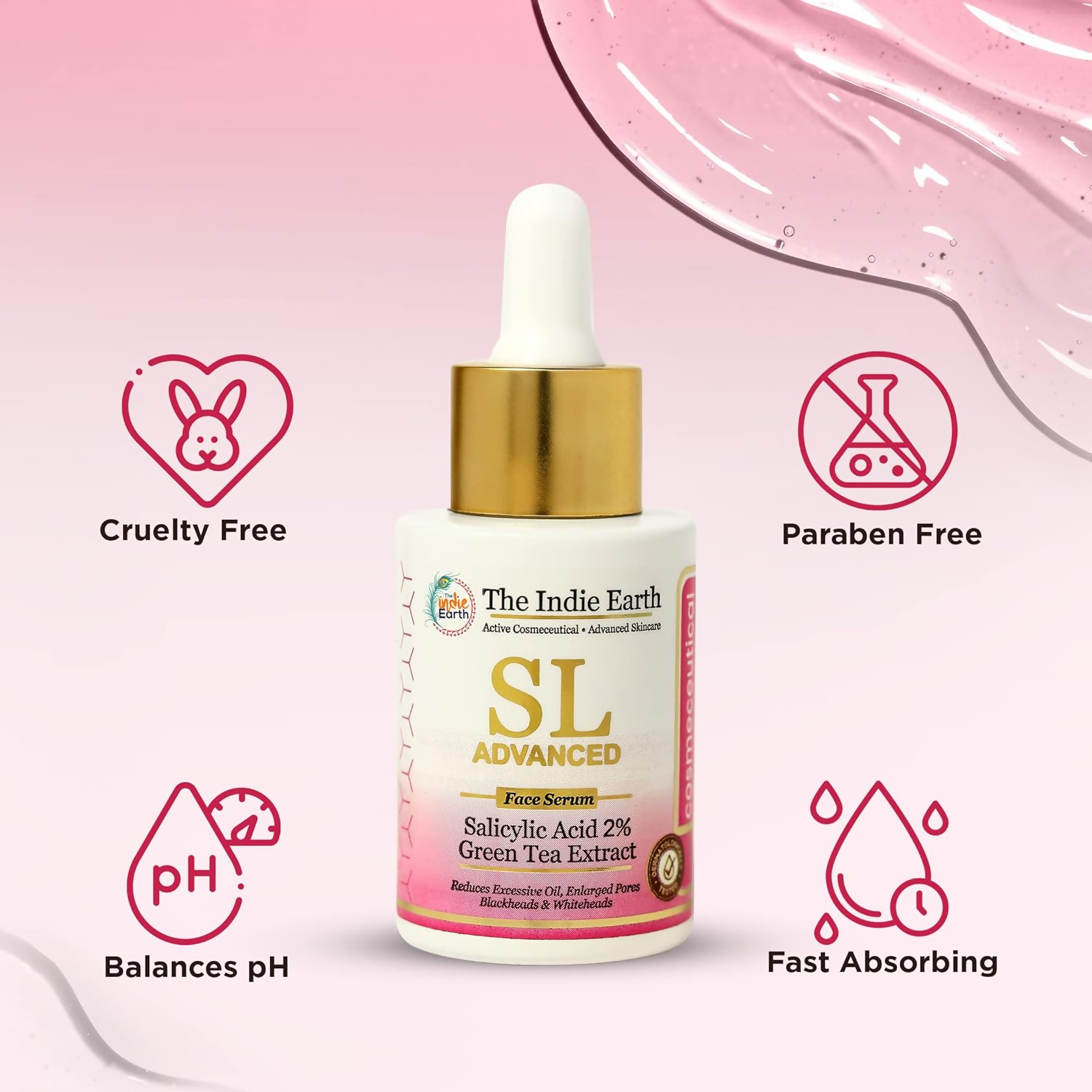 The Indie Earth SL Advanced Salicylic Acid 2% & Green Tea Extract Face Serum  Grab2Buy The Indie Earth Grab2Buy