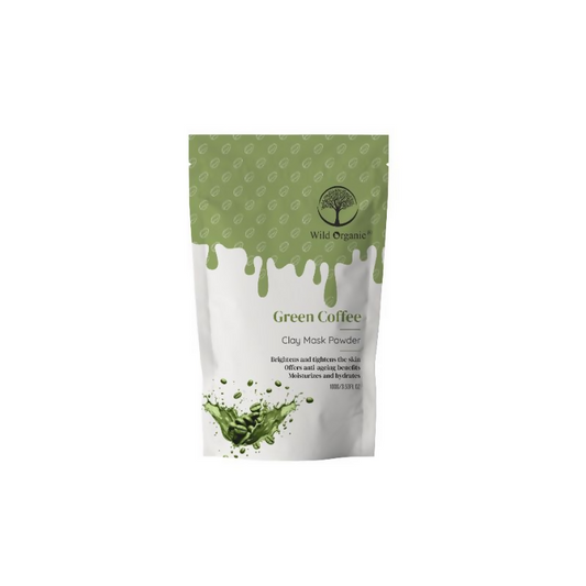 Wild Organic Green Coffee Clay Mask Powder  Grab2Buy Wild Organic Grab2Buy