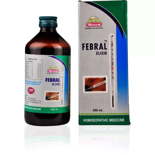 Wheezal Homeopathy Febral Elixir Syrup - Grab2buy