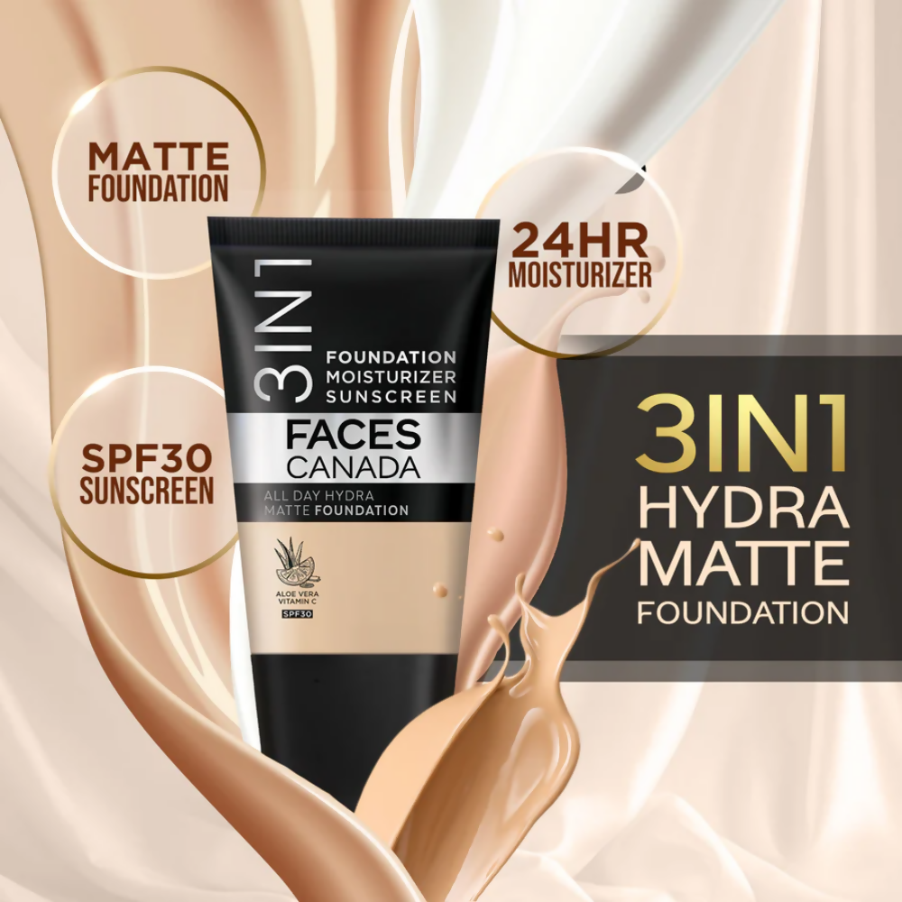 Faces Canada All Day Hydra Matte Mini Foundation - Rose Ivory 011