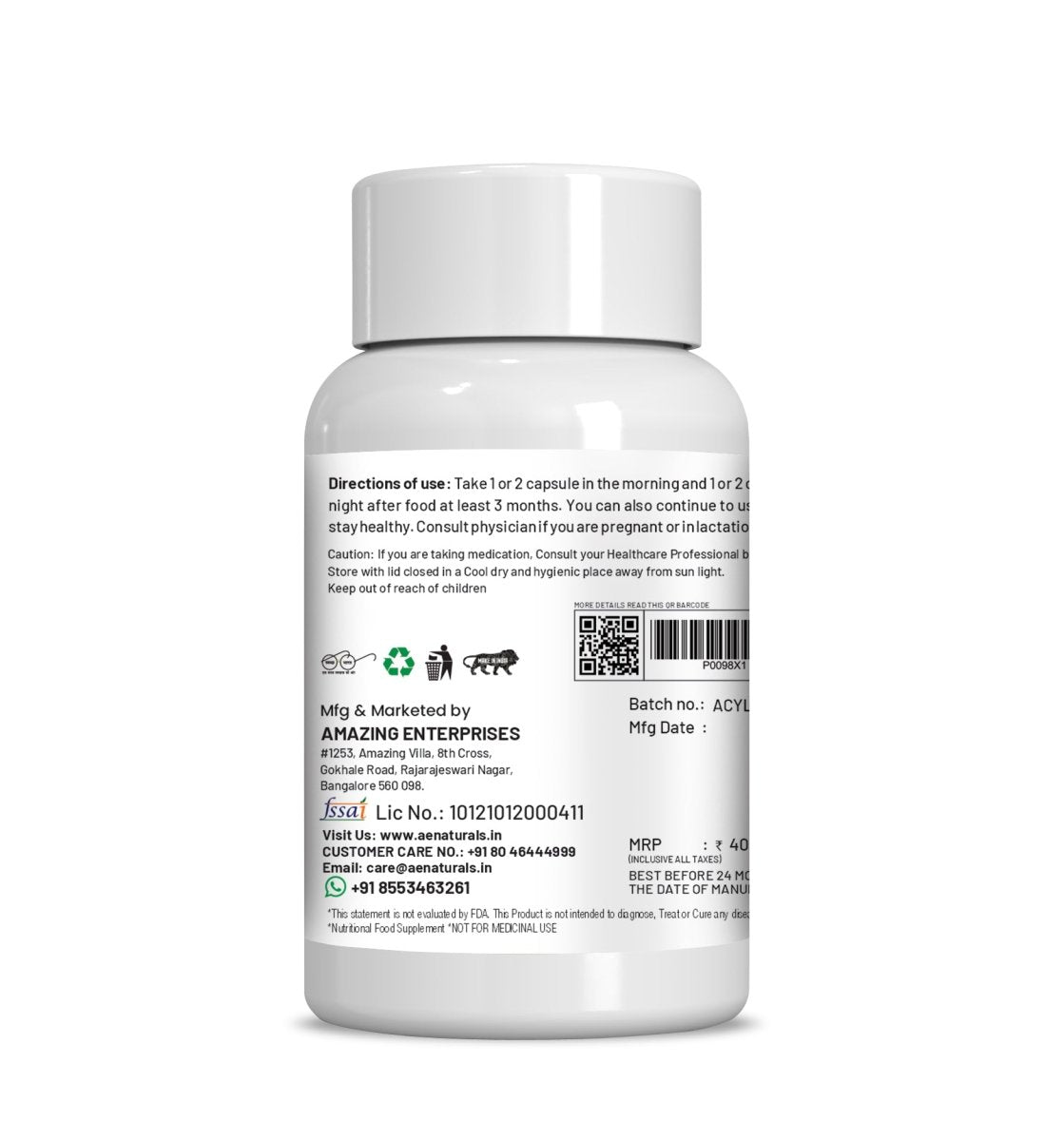 Ae Naturals Neem Extract Capsules - Grab2buy