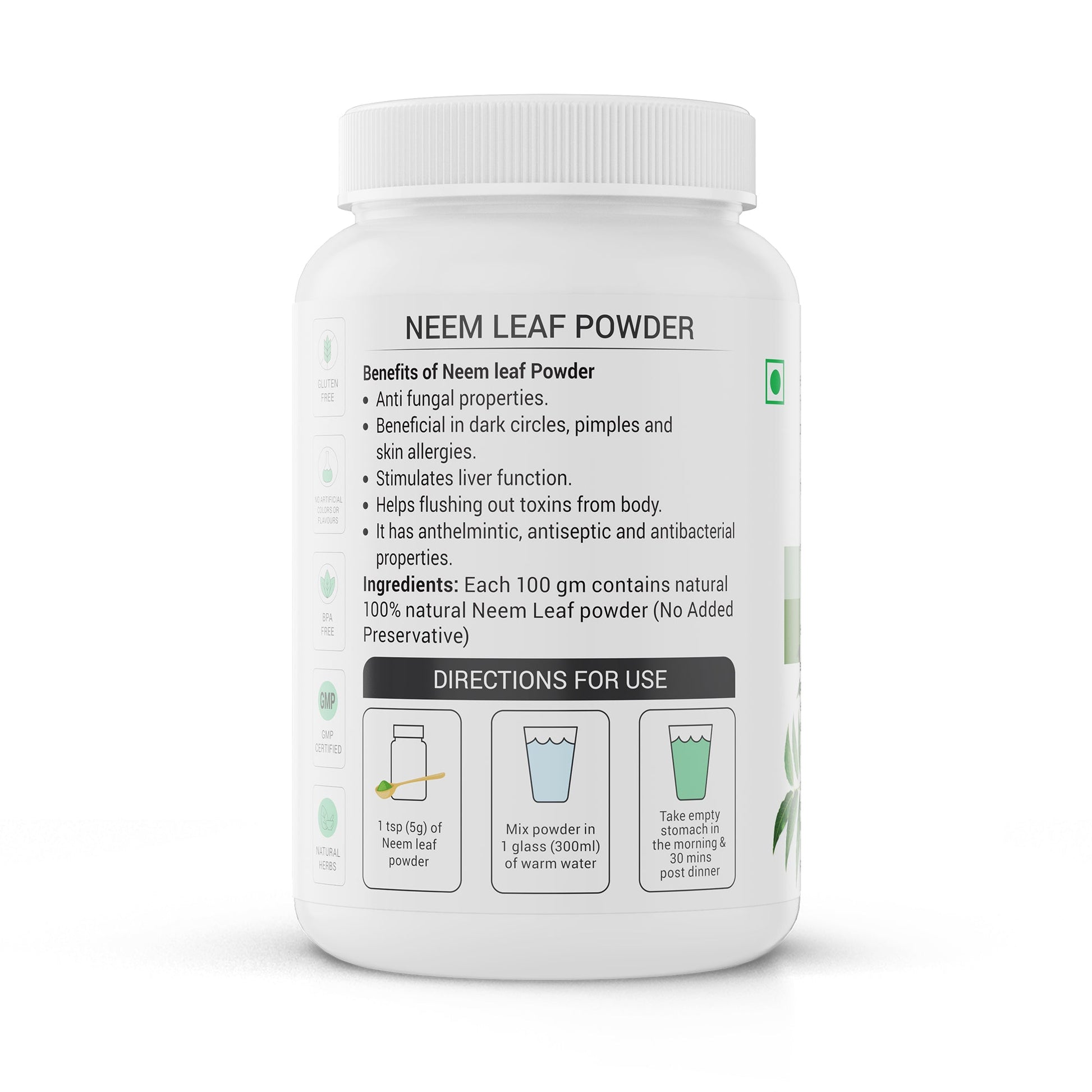 Krishna'S Herbal & Ayurveda Neem Leaf Powder 