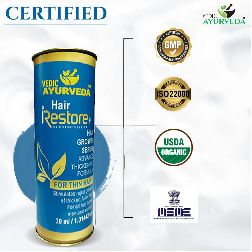 VedicAyurveda Hair Restore+ Serum Hair Growth Serum  Grab2Buy VedicAyurveda Grab2Buy