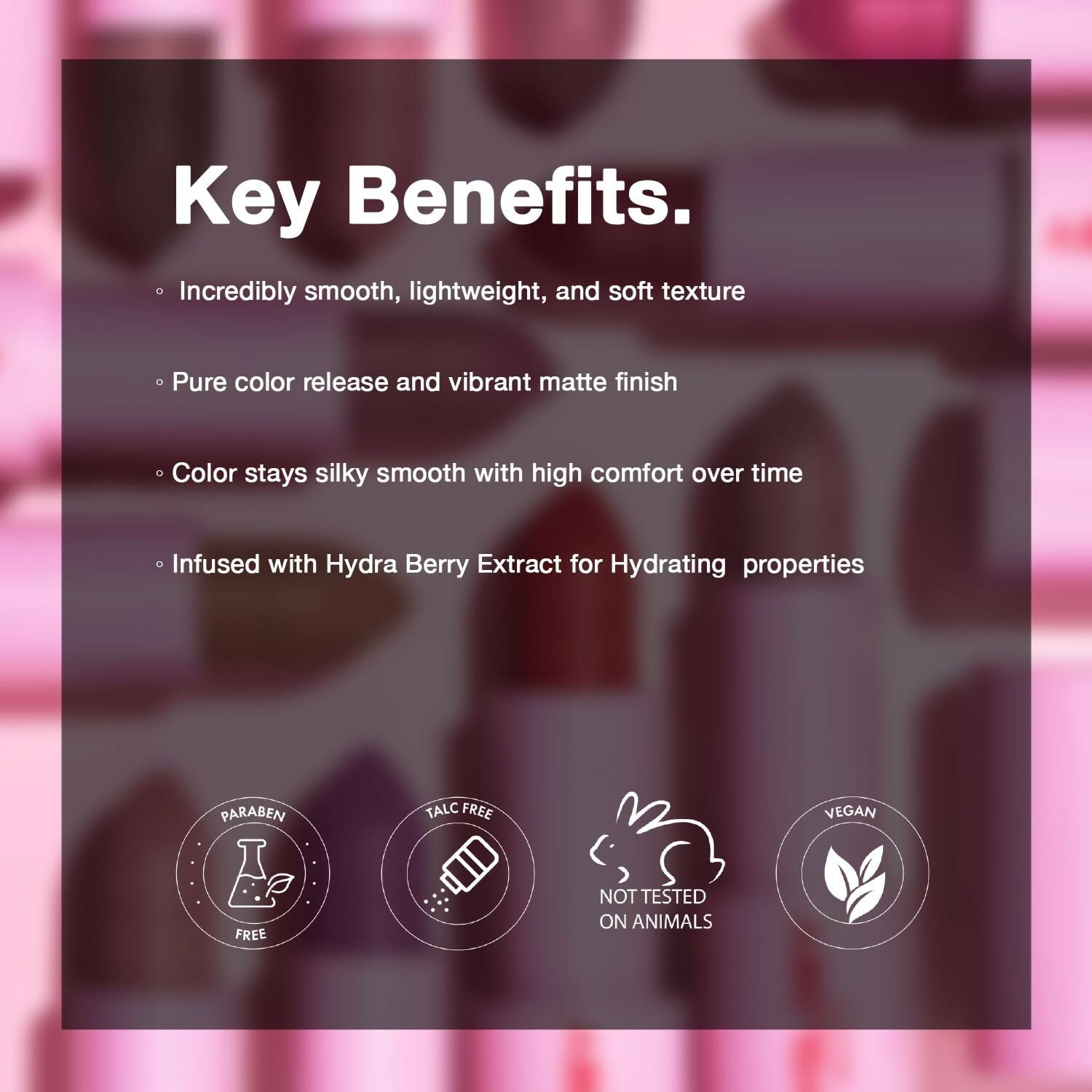 Joyology Beauty Matte-Tastick Lipstick - Witty Wine