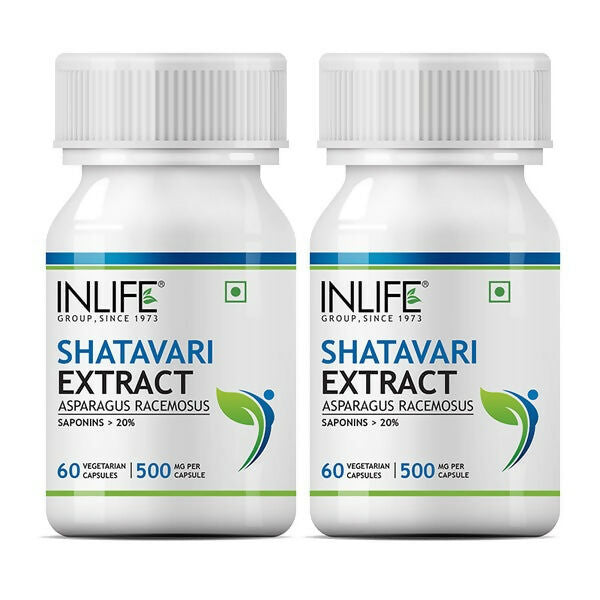 Inlife Shatavari Extract 500MG Capsules - Grab2buy
