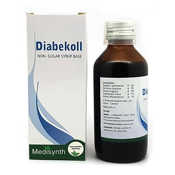 Medisynth Diabekoll Non-Sugar Syrup 