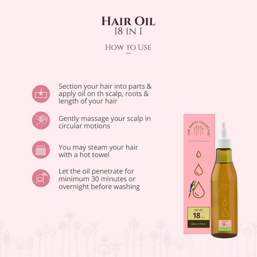 The Earth Collective 18 In 1 Hair Oil  Grab2Buy The Earth Collective Grab2Buy