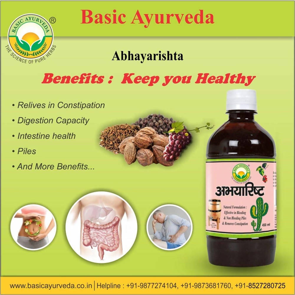 Basic Ayurveda Abhayarishta Syrup 