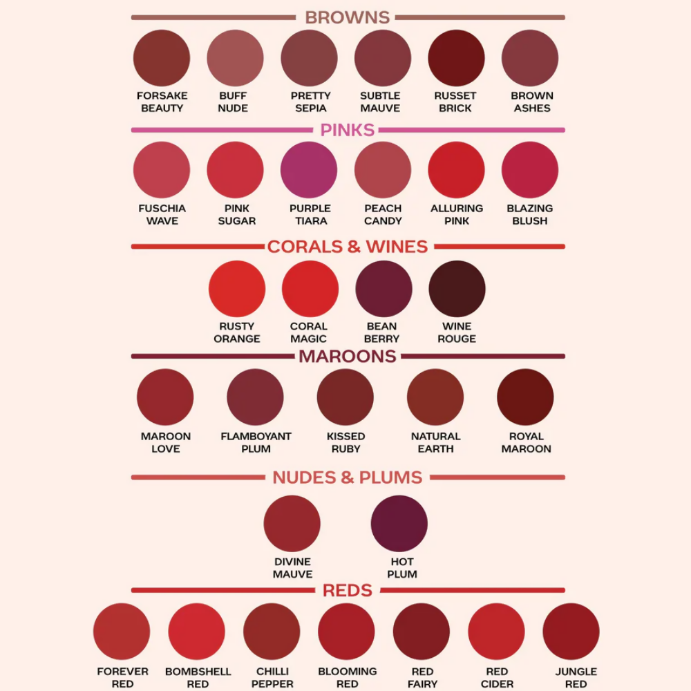 Faces Canada Weightless Matte Finish Lipstick - Hot Plum 24