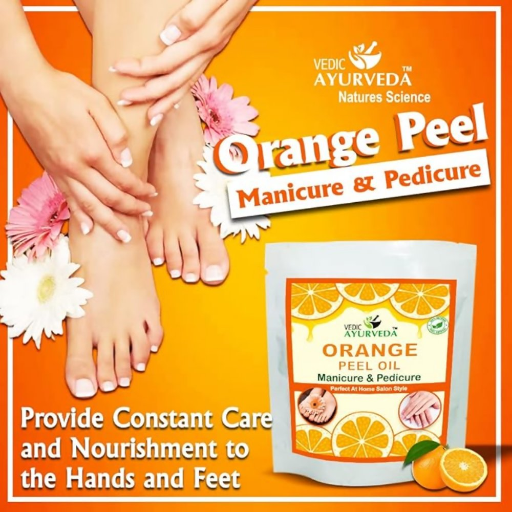 VedicAyurveda Manicure Pedicure Spa Kit Orange Peel Oil  Grab2Buy VedicAyurveda Grab2Buy
