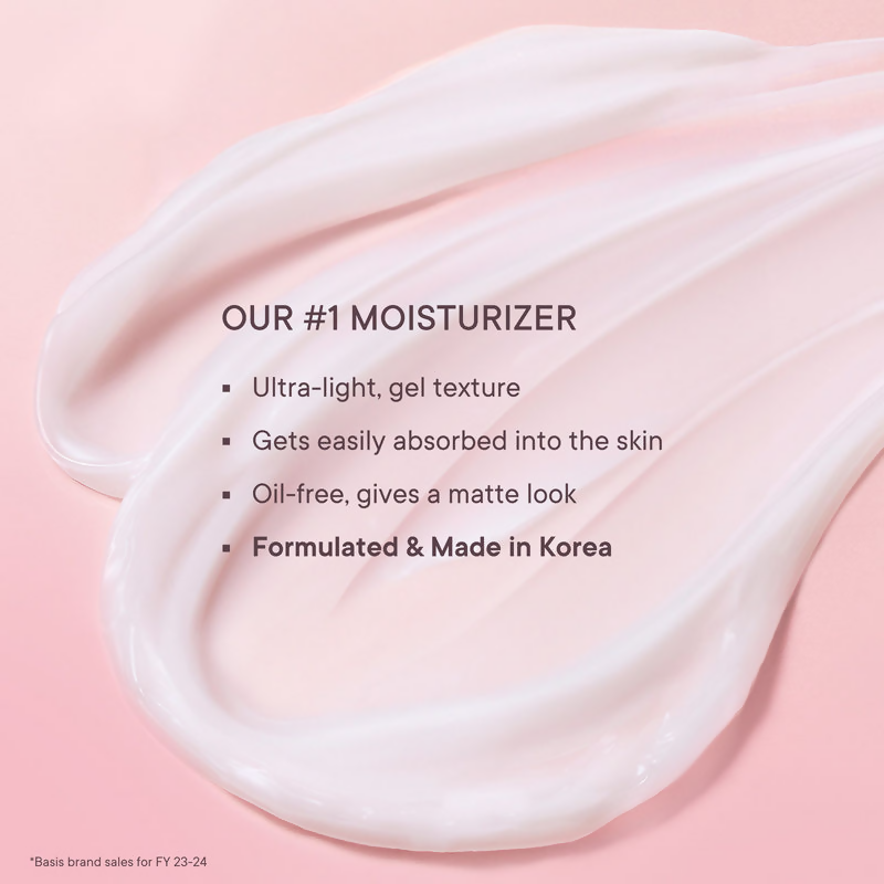 Quench Ultra Light Gel Moisturizer With 2% Niacinamide & Cherry Blossom For Intense Brightening 