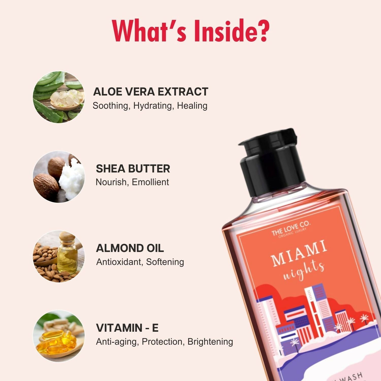 The Love Co. Miami Nights Body Wash  Grab2Buy The Love Co. Grab2Buy