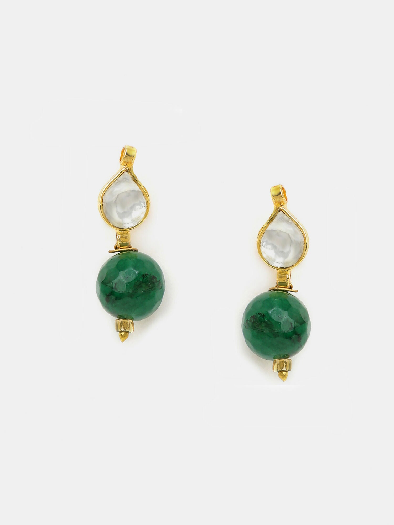 Ruby Raang Maang Tikka And Earrings Set