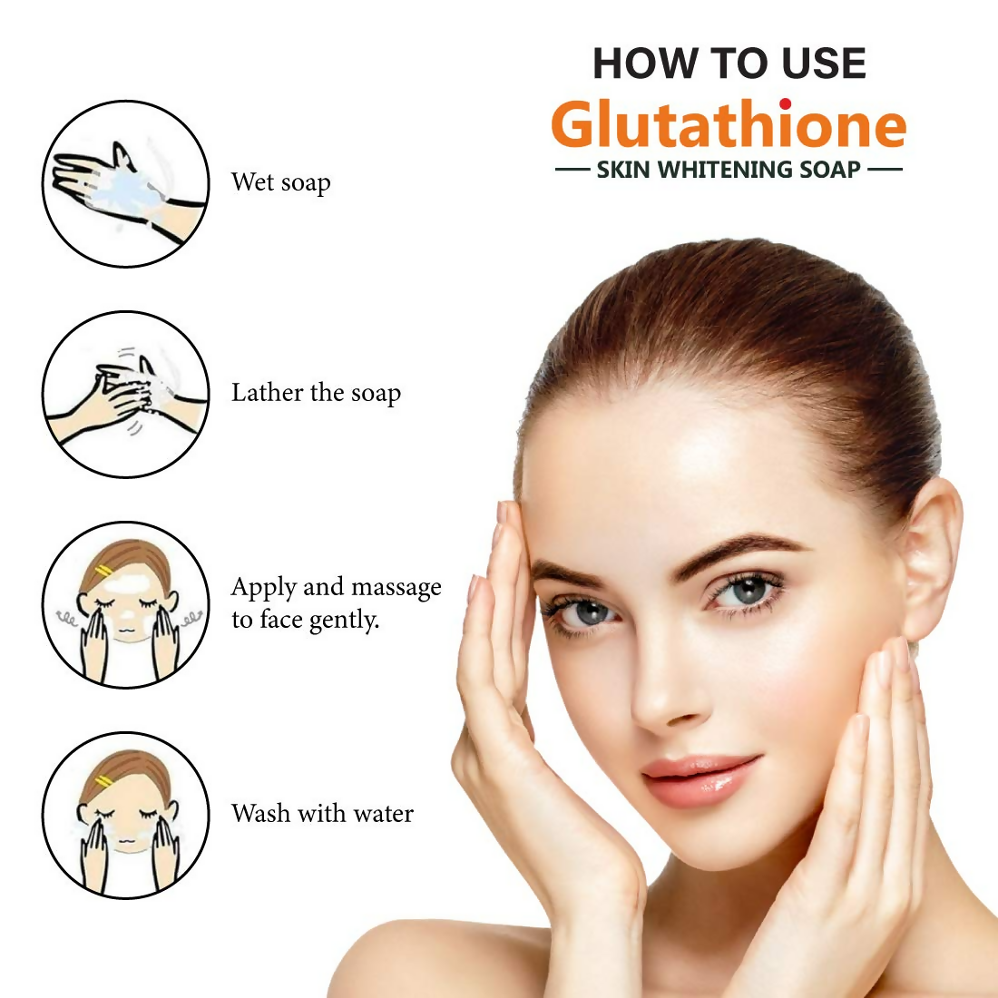 LA Organo Glutathione Kumkumadi Skin Lightening & Brightening Soap | Swadesiicart