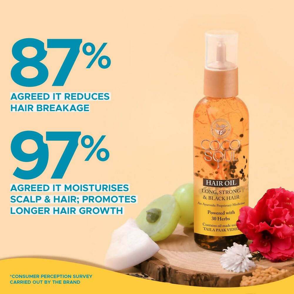Coco Soul Hair Oil – Long Strong & Black