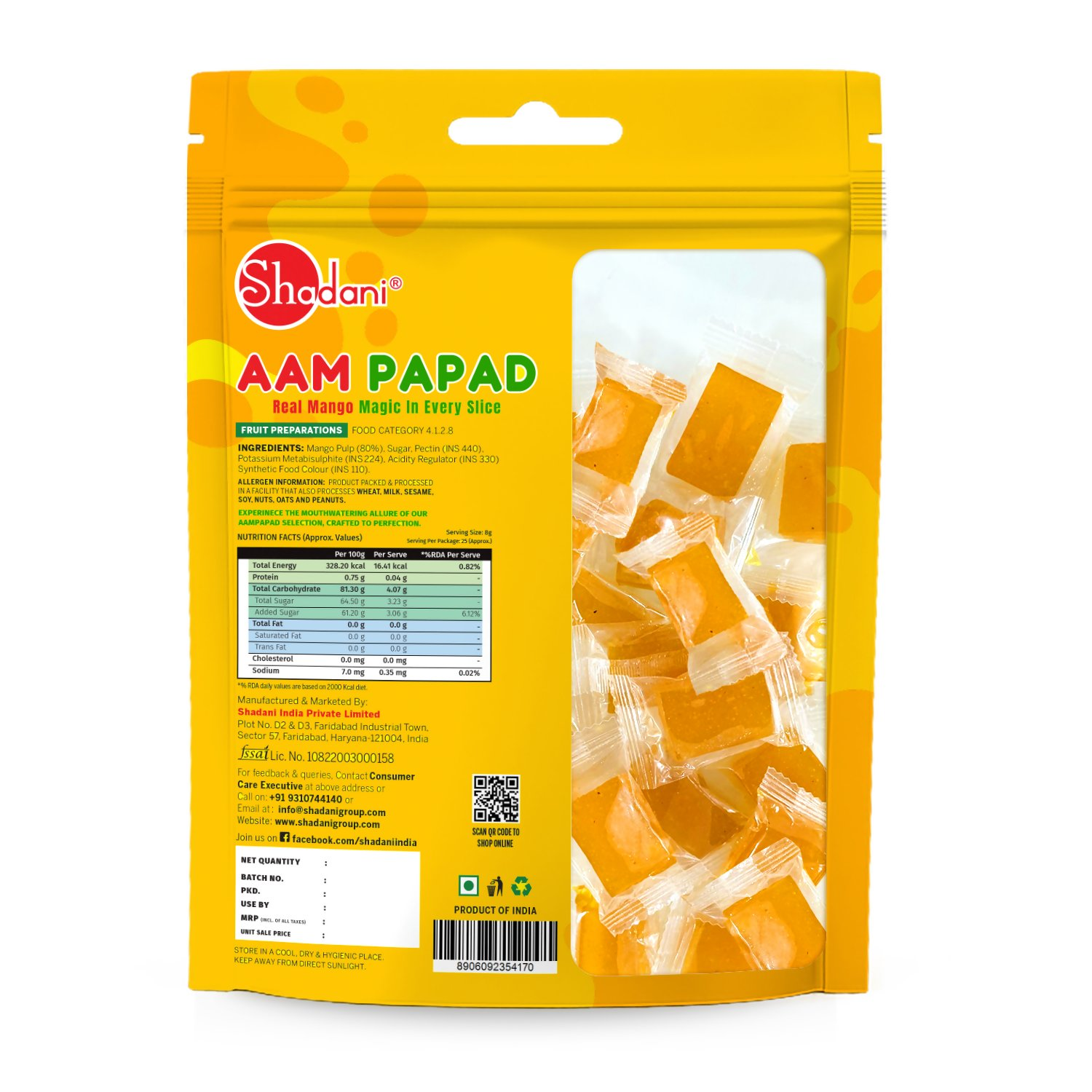 Shadani Aam Papad Pouch 