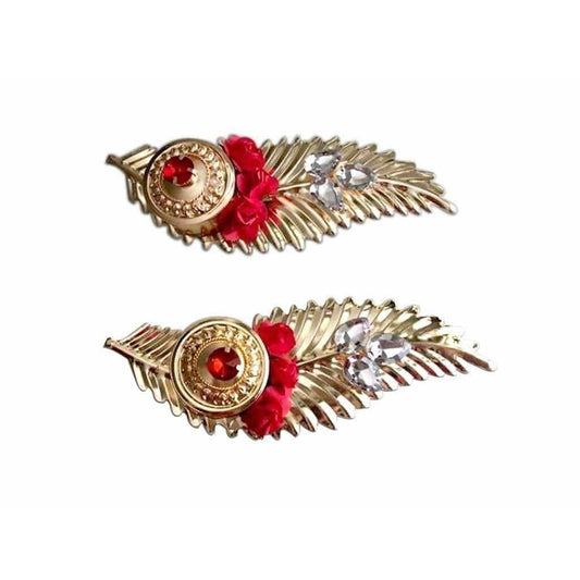 Leaf Shaped Kumkum Holder - 1 Piece 