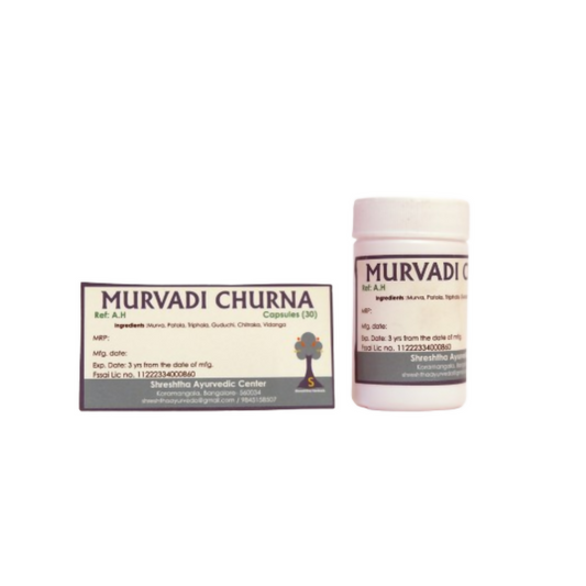 Shreshtha Herbals Murvadi Churna Capsules 