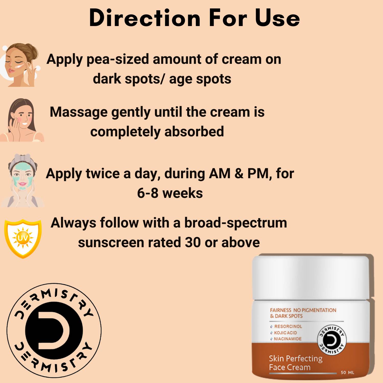 Dermistry Skin Perfecting Face Cream & Skin Perfecting Face Mask 