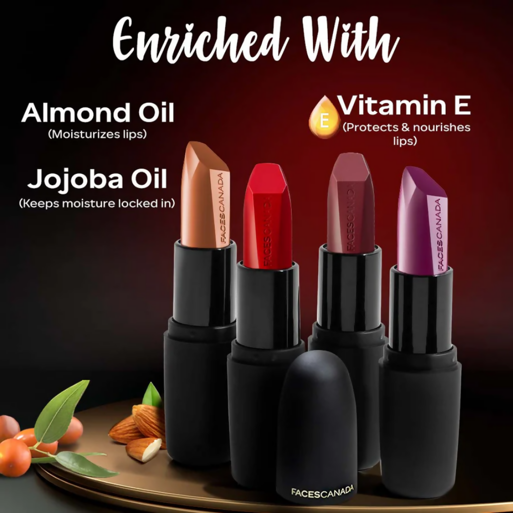 Faces Canada Weightless Matte Finish Lipstick - Bombshell Red 09