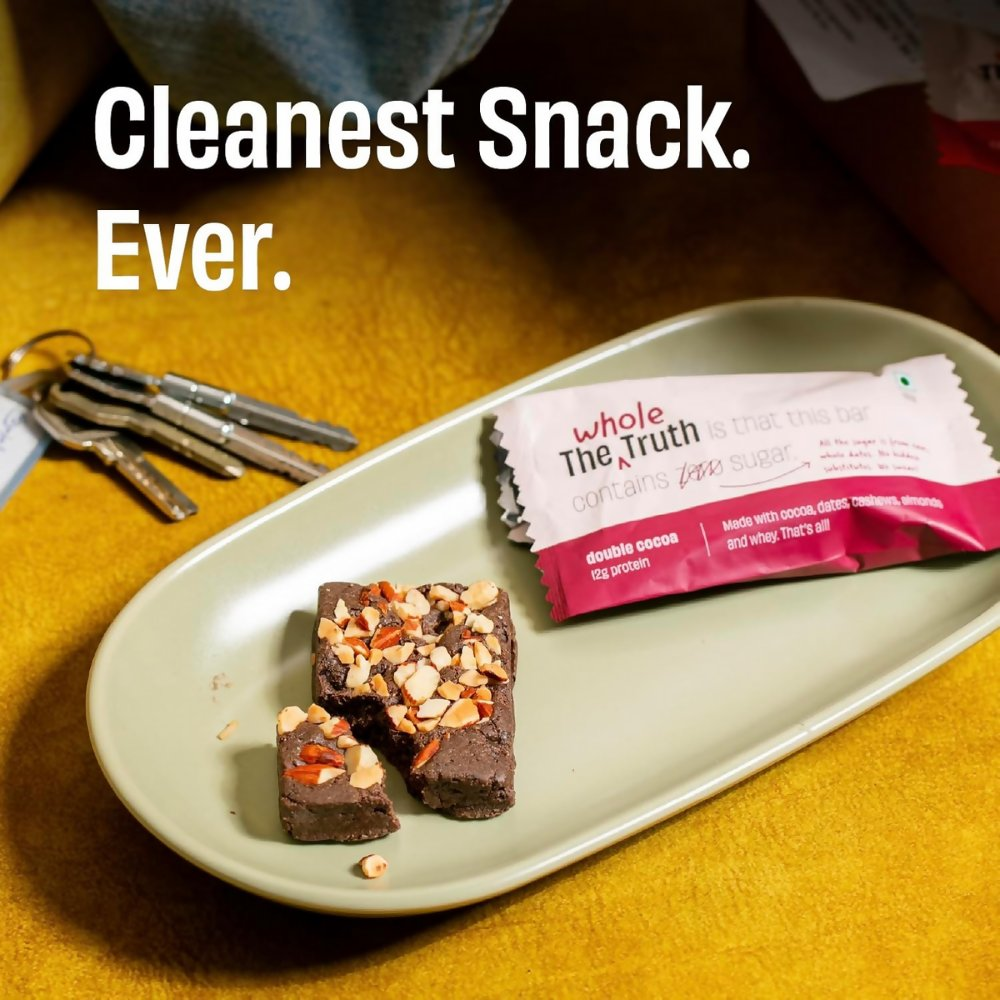 The Whole Truth Protein Bars - Double Cocoa  Grab2Buy The Whole Truth Grab2Buy