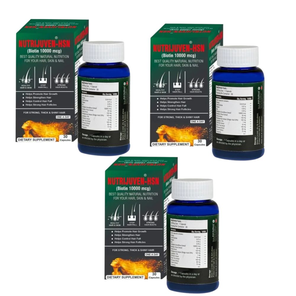 Nutrijuven - Hsn - Biotin 10000 Mcg Capsules 