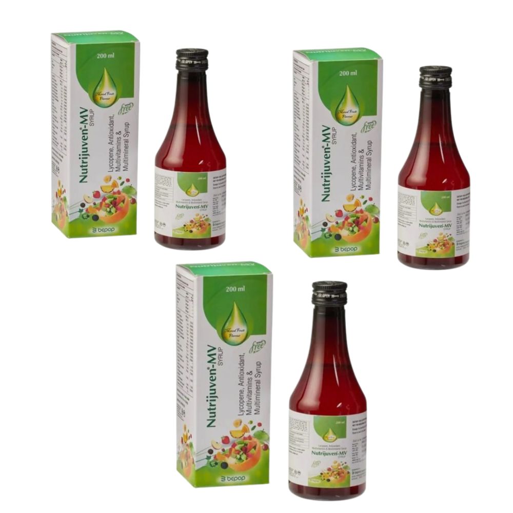 Nutrijuven - MV Syrup - Mixed Fruit Flavour 