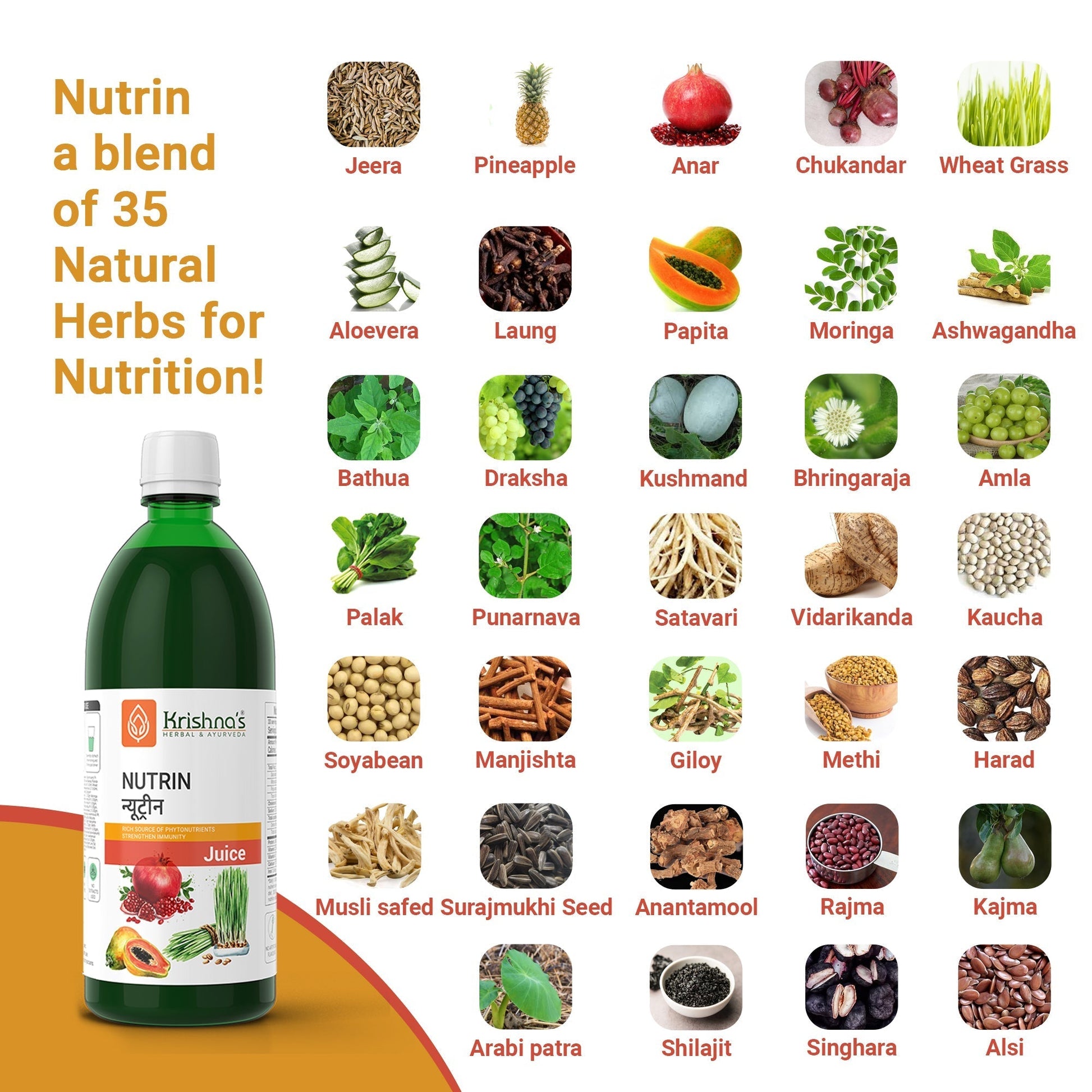 Krishna'S Herbal & Ayurveda Nutrin Juice 