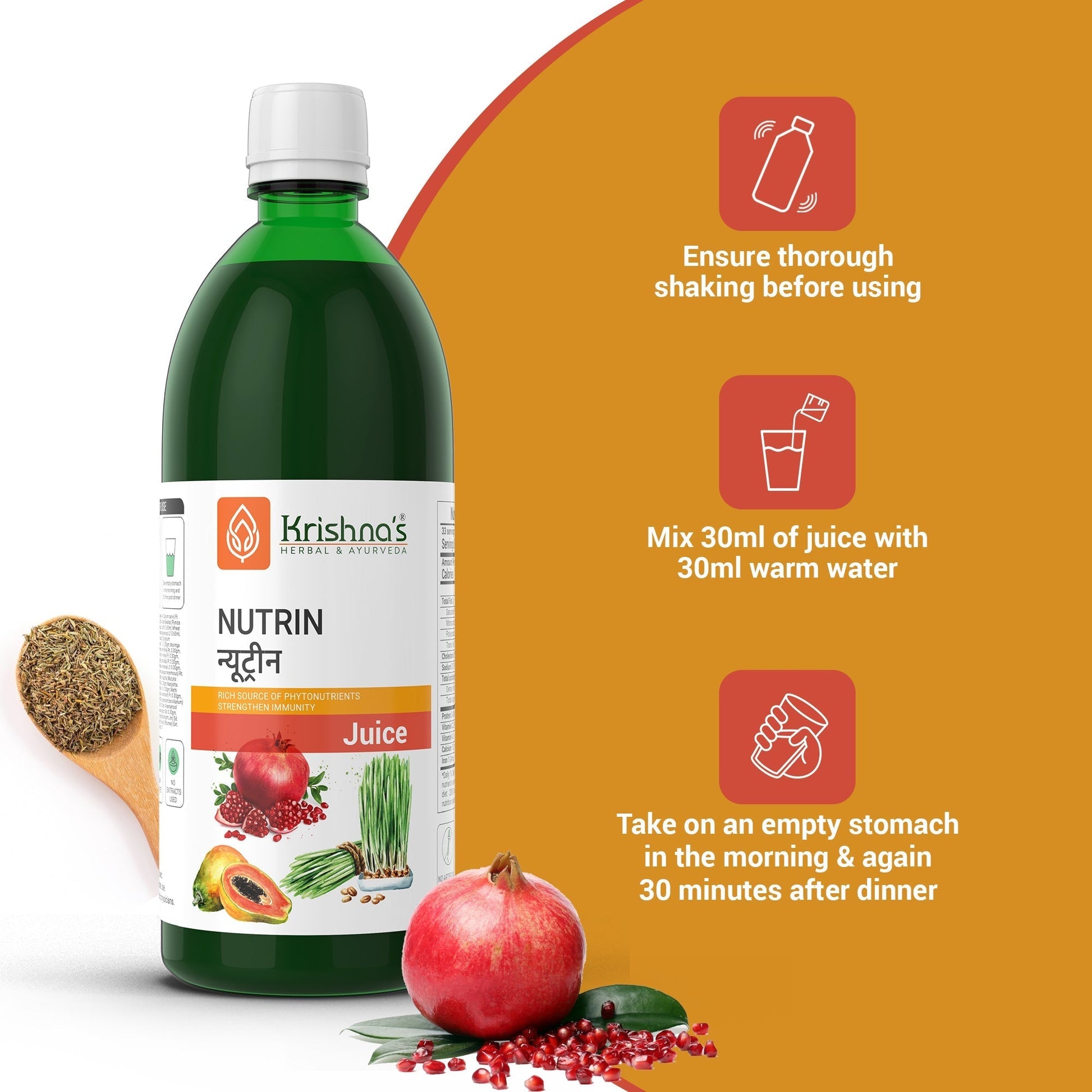 Krishna'S Herbal & Ayurveda Nutrin Juice 